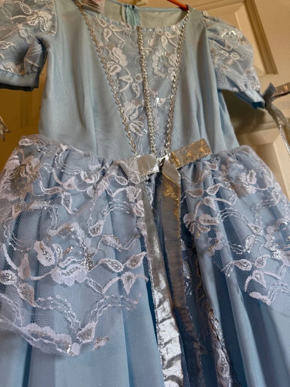 Disney Light Blue Lace-Up Cinderella Princess Gown - Picture 3 of 6